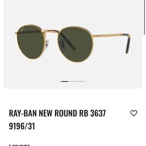 Ray-Ban New Round RB 3637 9196/31 Sunglasses